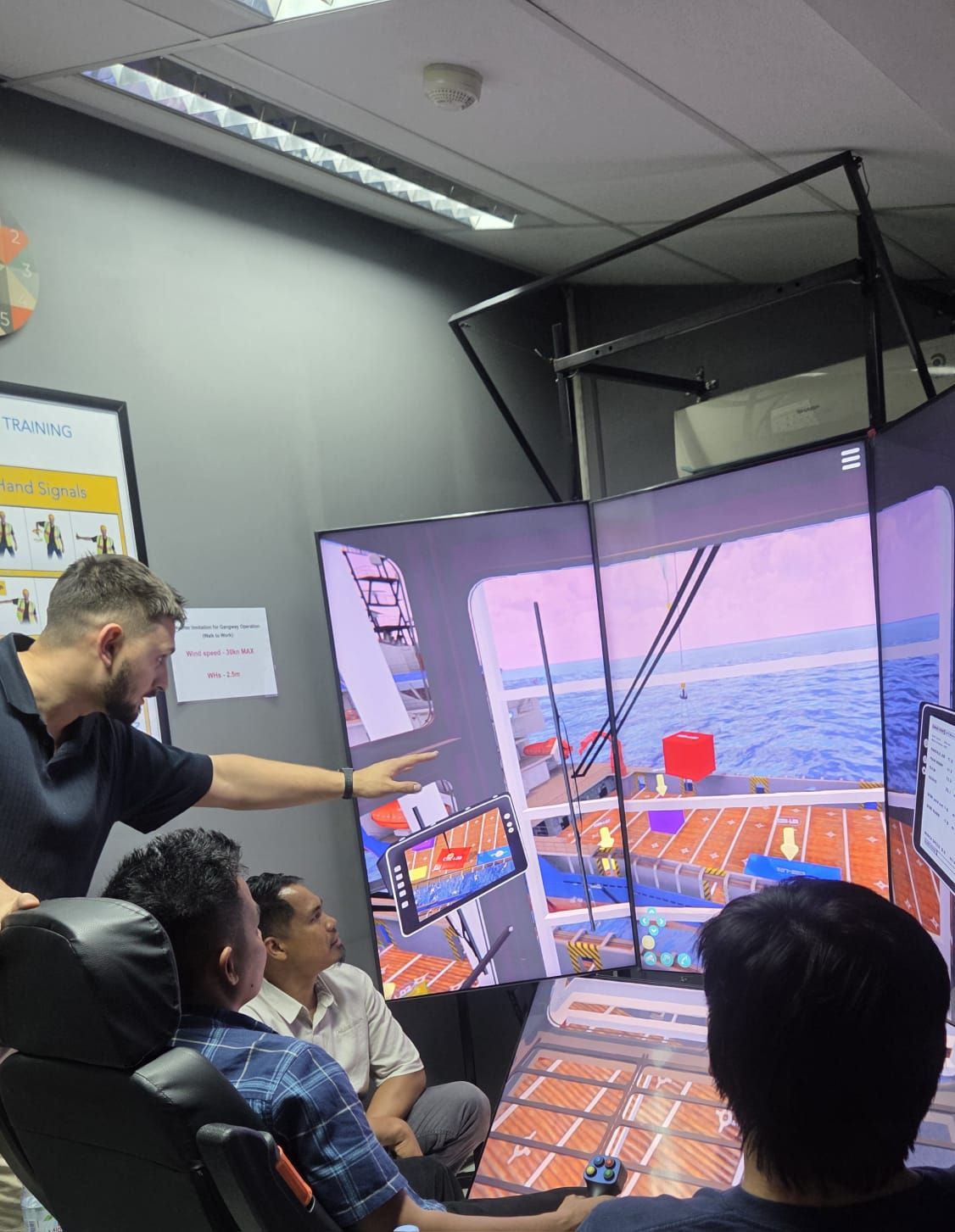 Simulator training
